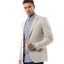 Ted Baker Mens Balrom Linen Herringbone Jacket Natural