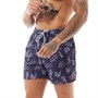 Ted Baker Mens Flamez All Over Printed Swim Shorts Navy