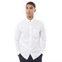 Ted Baker Mens Tiptoe Long Sleeve Linen Shirt White