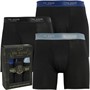 Ted Baker Mens Three Pack Cotton Boxer Briefs Black/Black