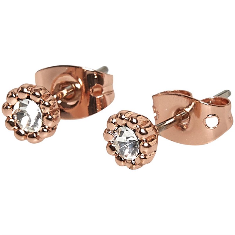 Ted Baker Womens Parella Stud Earrings Gold Tone