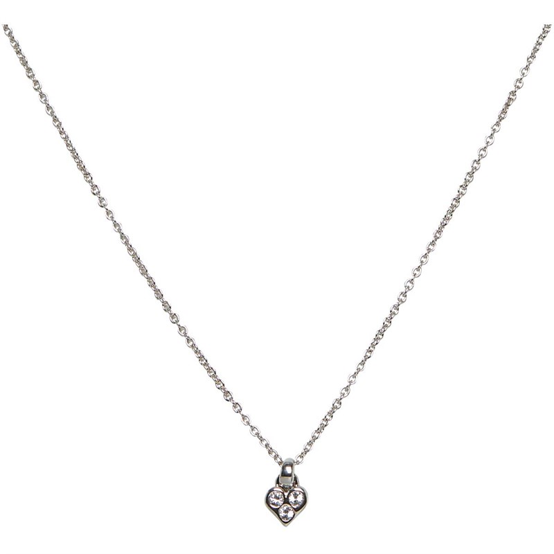 Ted Baker Womens Neeno Nano Heart Pendant Silver/Crystal