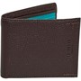 Ted Baker Mens Changed Leather Bifold Wallet Chocolate