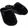 Ted Baker Womens Lopsey Faux Fur Mule Slippers Black