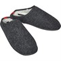 Ted Baker Mens Simonn Felt Mulet Sole Slippers Dark Grey