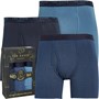 Ted Baker Mens Three Pack Cotton Boxer Briefs Sky Captain/Peony Link/Captains Blue
