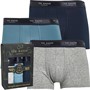 Ted Baker Mens Three Pack Cotton Trunks Navy Mix