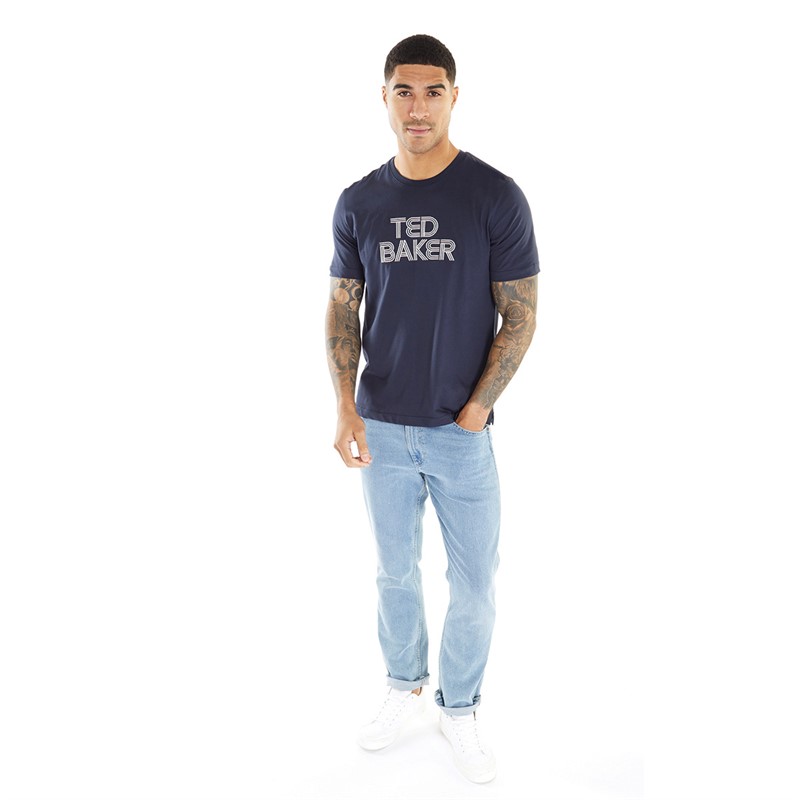 Ted Baker Mens Kenedy T-Shirt Navy