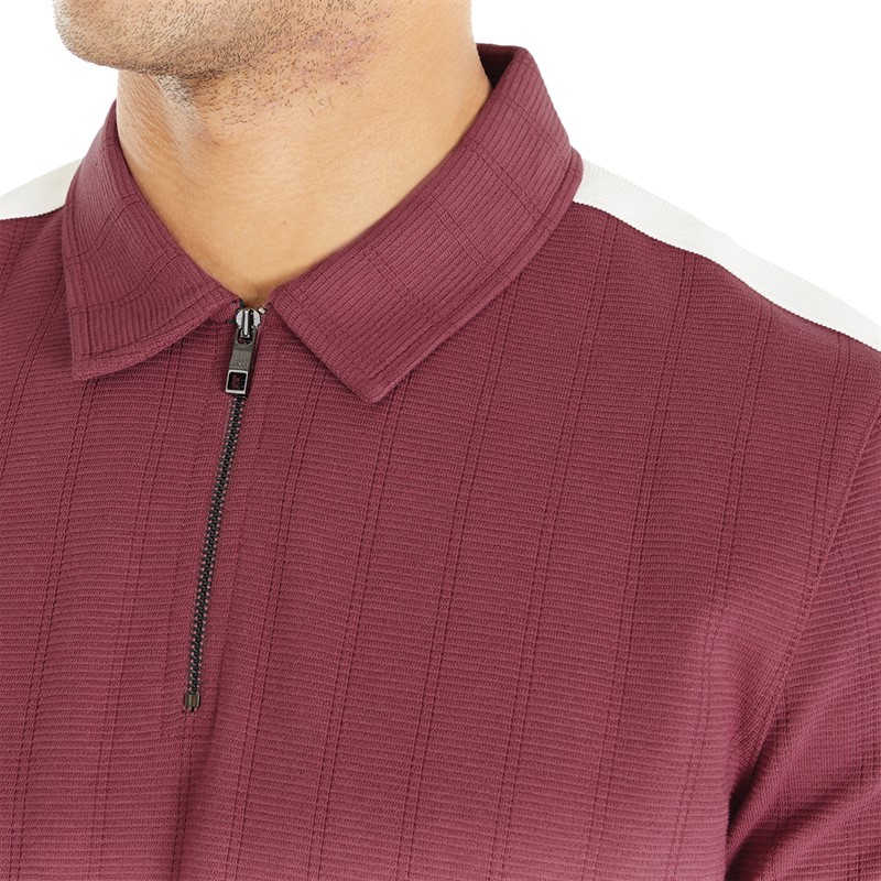 Ted Baker Mens Abloom Polo Maroon