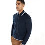 Ted Baker Mens Coploe Zip Through Jumper Navy