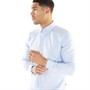 Ted Baker Mens Wragby Jacquard Shirt Pale-Blue