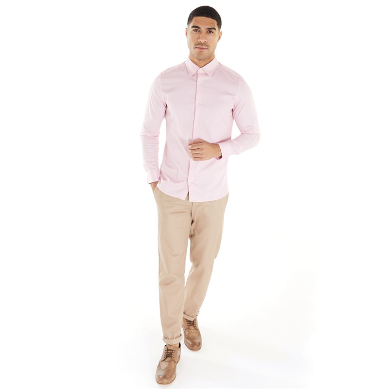 Ted Baker Mens Willet Shirt Pale-Pink