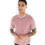 Ted Baker Mens Bowker Textured T-Shirt Mid-Pink