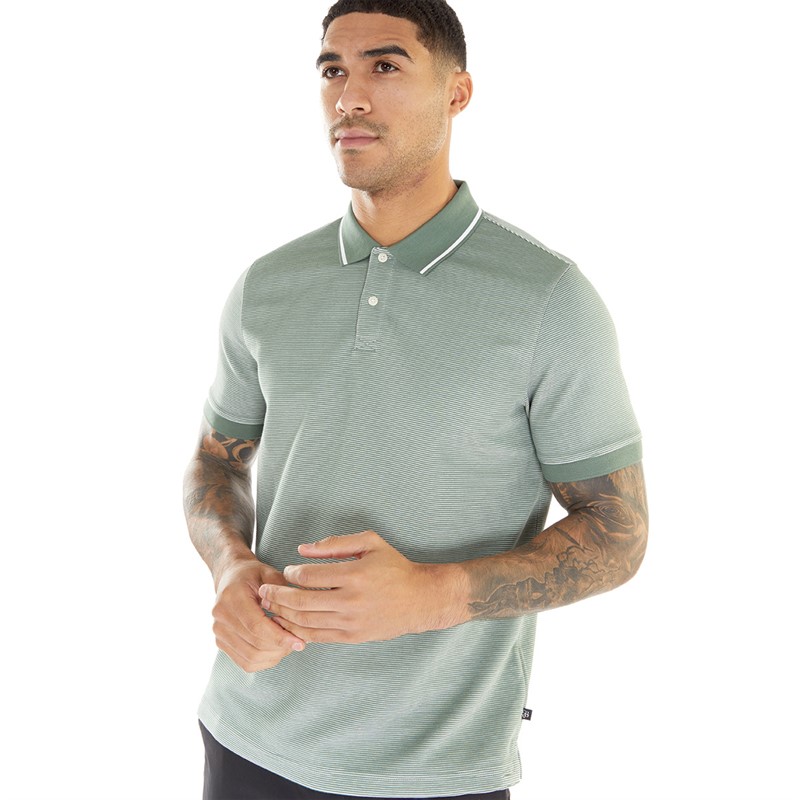 Ted Baker Mens Ellerby Polo Mid-Green