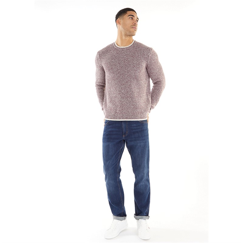 Ted Baker Mens Overhal Jumper Maroon