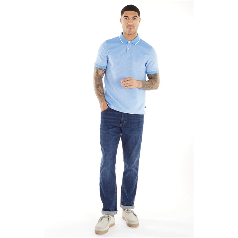 Grey polo best sale blue pants