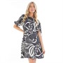 Ted Baker Womens Faridda Printed Mini Dress Black