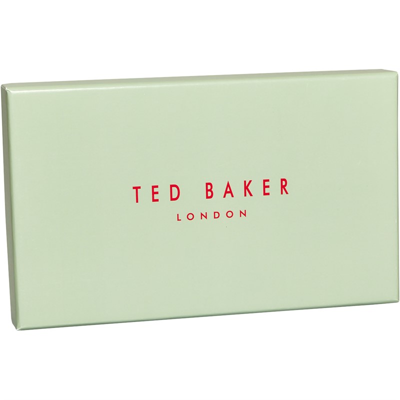 TED BAKER☆Tikay statement hardware レザー 長財布【UK発】 TED BAKER】UK発 Tikay Statement メタル ロゴ レザー 長財布
