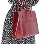 Ted Baker Womens Reptcon Imitation Croc Small Icon Bag Red