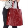Ted Baker Womens Croccon Imitation Croc Large Icon Bag Red