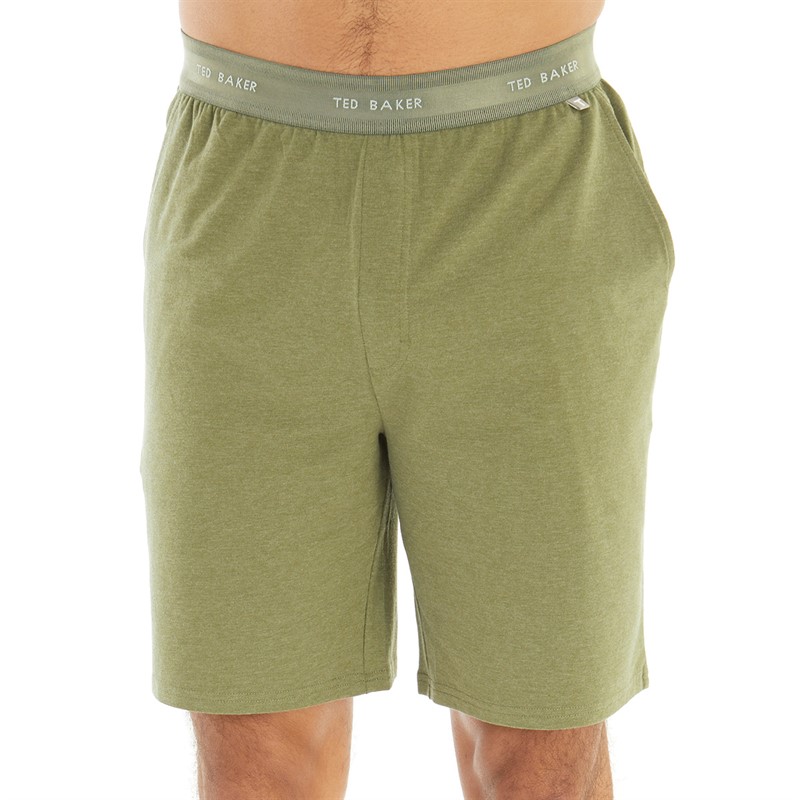 Ted Baker Mens Mens Lounge Shorts Khaki