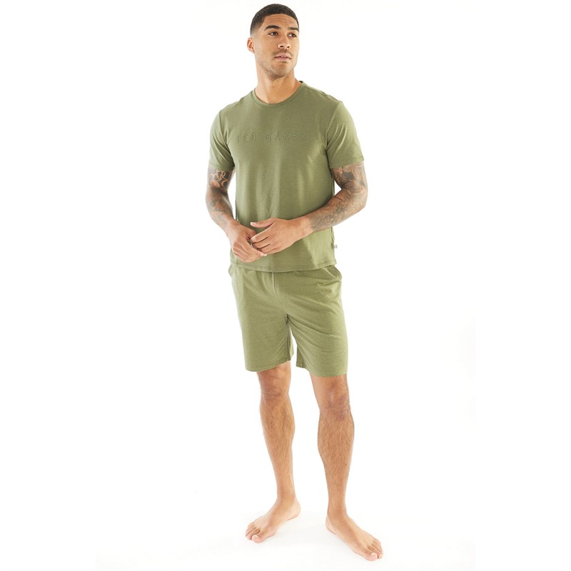 Ted Baker Mens Mens Lounge T-Shirt Khaki