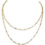 Ted Baker Womens Sparkle Wrap Chain 3-2-1 Necklace Gold