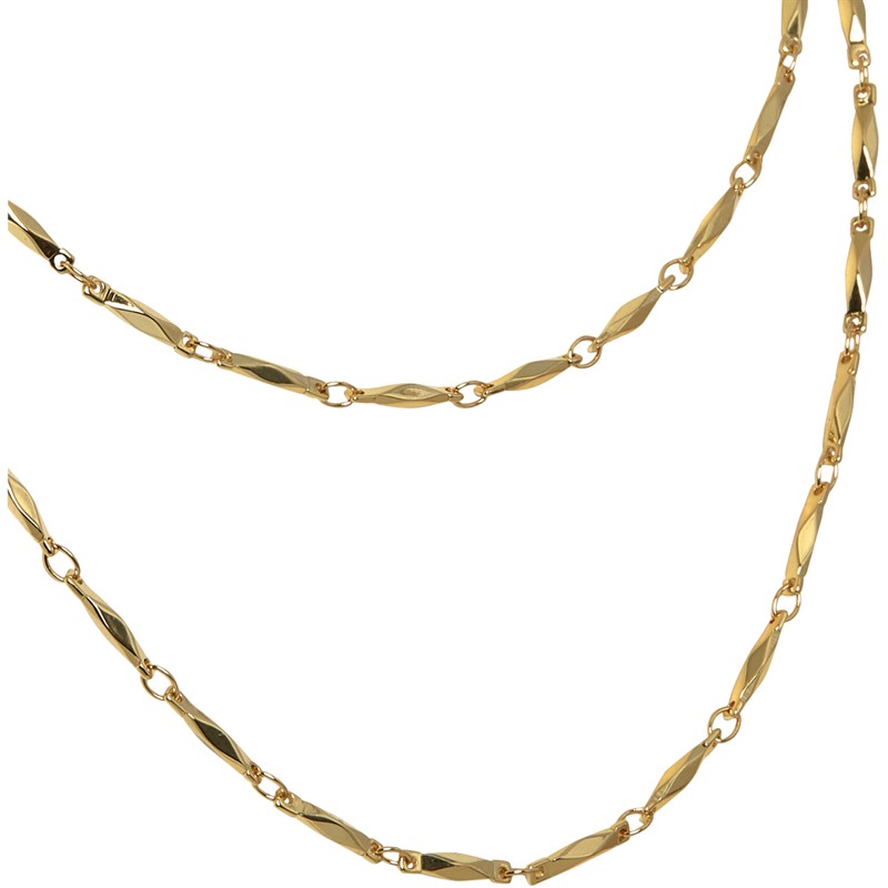 Ted Baker Womens Sparkle Wrap Chain 3-2-1 Necklace Gold
