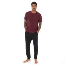 Ted Baker Mens T-Shirt And Joggers Set Raddicchio/Black