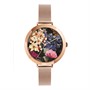 Ted Baker Womens Ammy Fashion Watch Rose Gold Tone/Black Floral