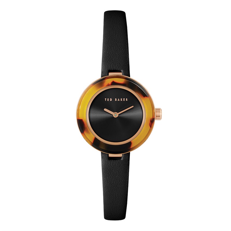 Ted Baker Womens Lenara Watch Rose Gold Tone/Black