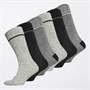 Ted Baker Mens Six Pack Crew Socks Black