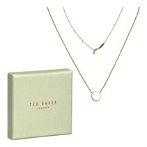 Ted Baker Womens Sebille Sparkle Dot Pendant Gold Tone/Crystal