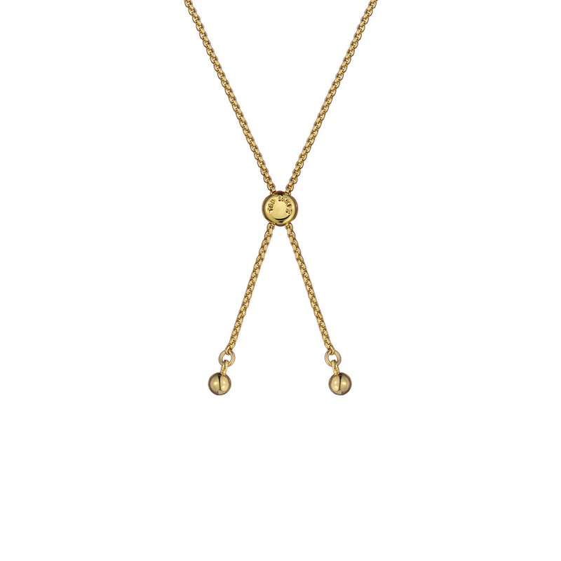 Ted Baker Womens Monelle Monogram Adjustable Bracelet Gold Tone/Ivory