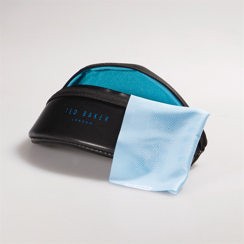 Ted Baker Womens Sunglasses Gloss Solid Black