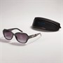 Ted Baker Womens Sunglasses Metallic Black