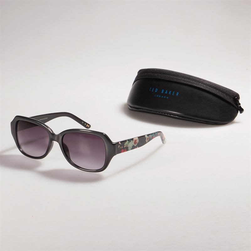Ted Baker Womens Sunglasses Metallic Black