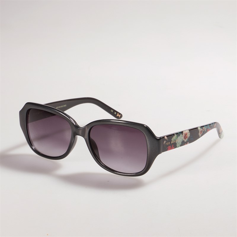 Ted Baker Womens Sunglasses Metallic Black