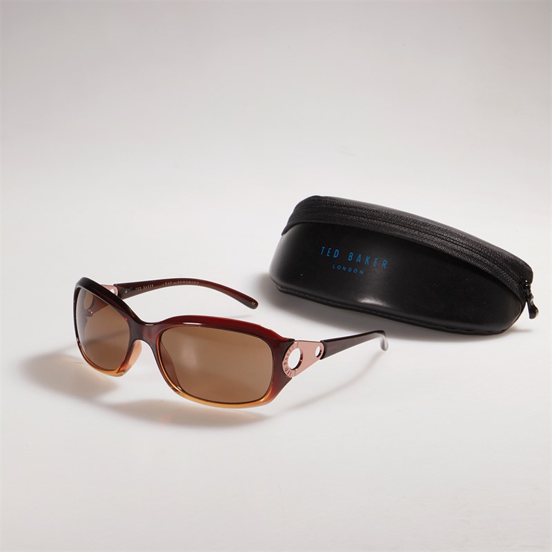 Ted Baker Womens Sunglasses Brown Gradient