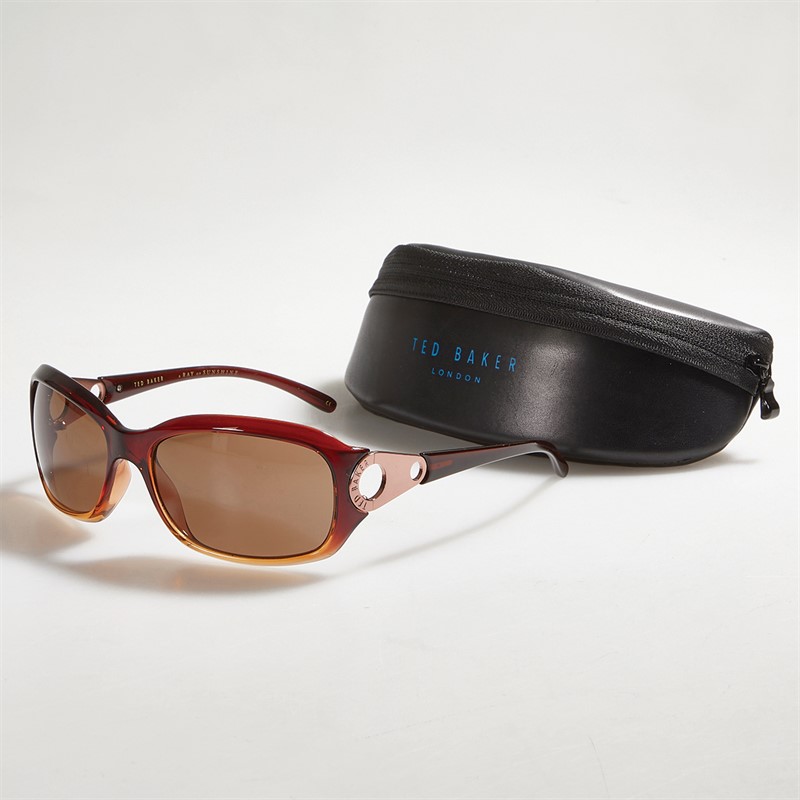 Ted Baker Womens Sunglasses Brown Gradient
