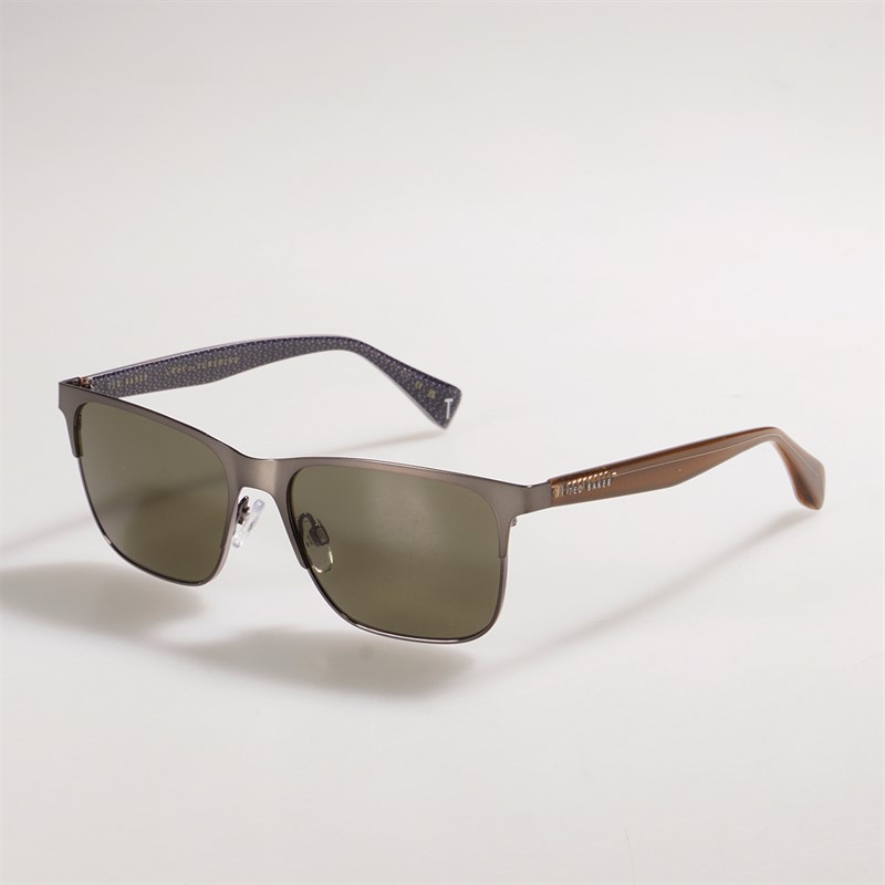 Ted Baker Mens Sunglasses Matte Dark Gun