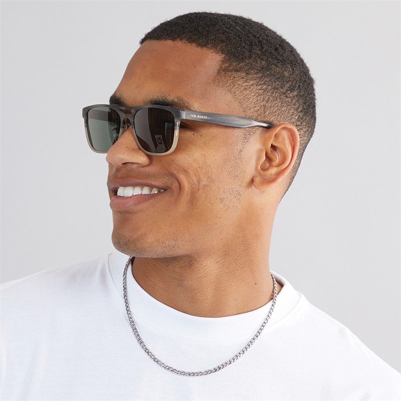 Ted Baker Mens Sunglasses Grey Horn/Grey