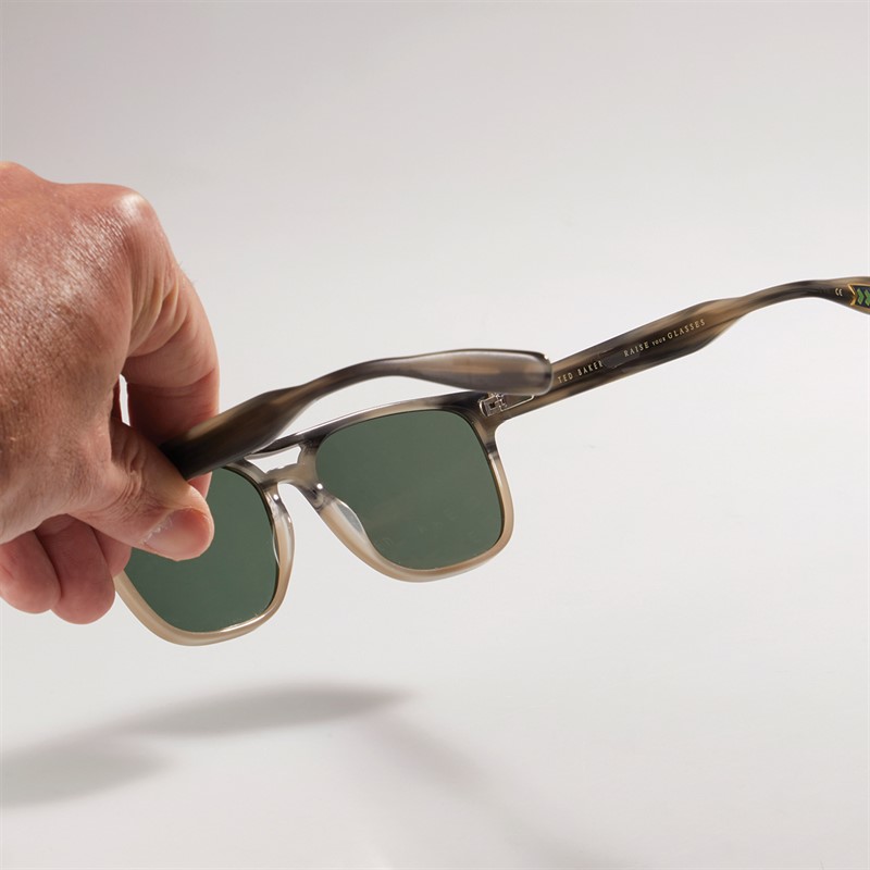 Ted Baker Mens Sunglasses Grey Horn/Grey