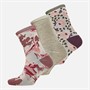 Ted Baker Womens Three Pack Crew Socks Ivory