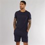 Ted Baker Mens T-Shirt And Shorts Lounge Set Navy