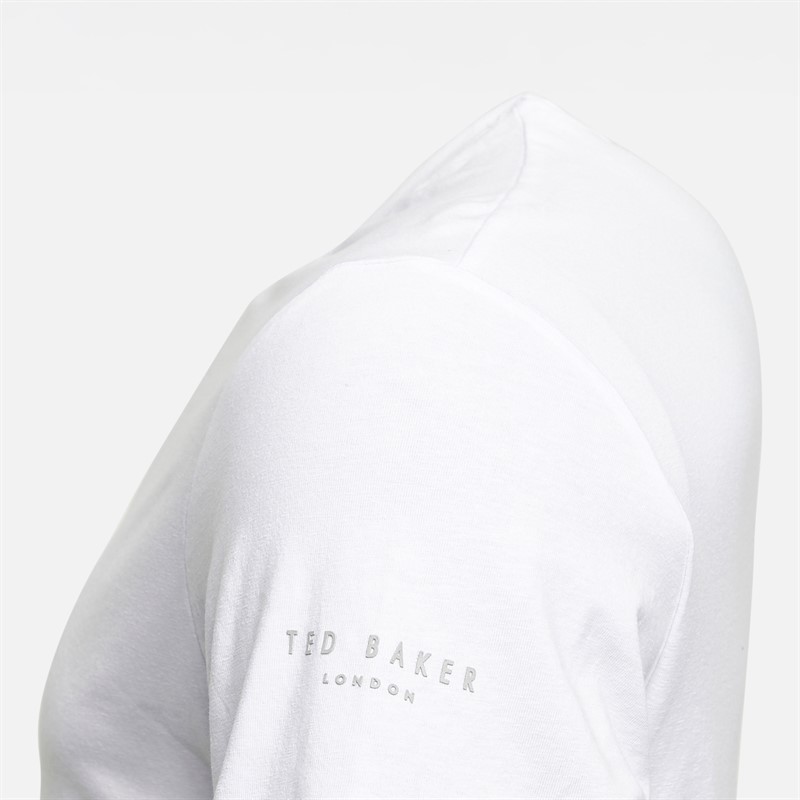 Ted Baker Mens Three Pack Crew Neck T-Shirts White