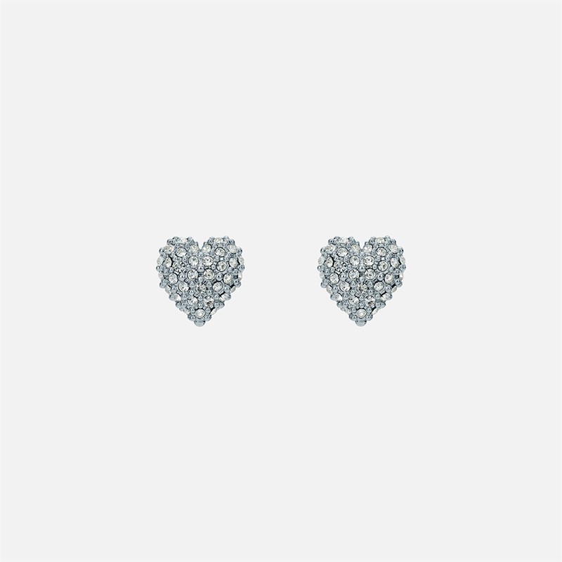 Ted Baker Womens Adoraa Crystal Stud Earrings Silver Tone