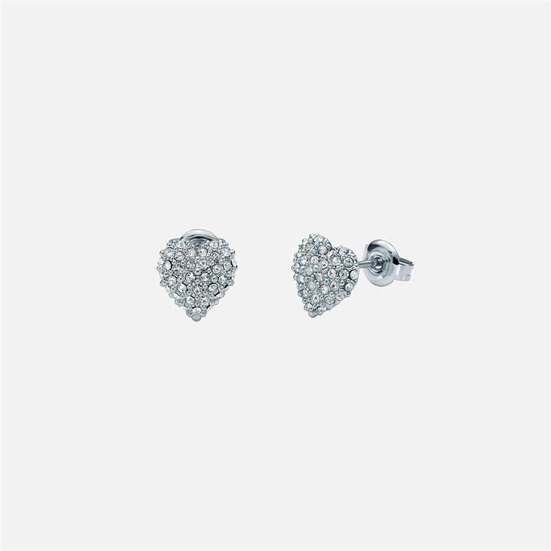 Ted Baker Womens Adoraa Crystal Stud Earrings Silver Tone