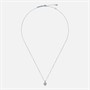 Ted Baker Womens Adorina Crystal Pendant Necklace Silver Tone