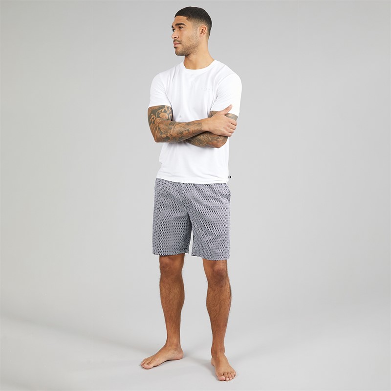 Ted Baker Mens T-Shirt And Shorts Lounge Set Print
